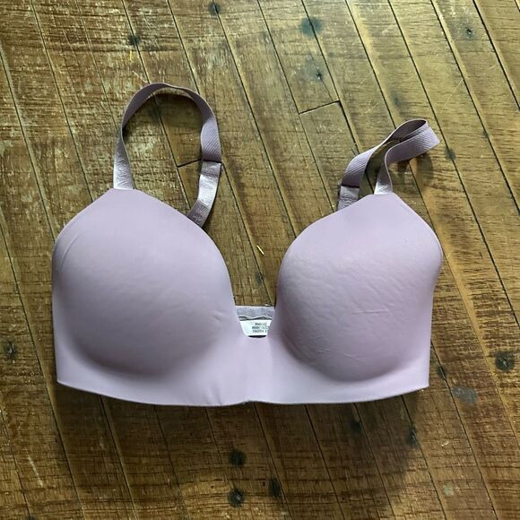 Victoria’s Secret T-shirt lightly lined wireless pink 32DD bra - Picture 1 of 3